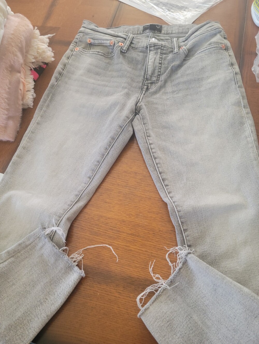 Luck Brand Gray Women's Distressed Jeans